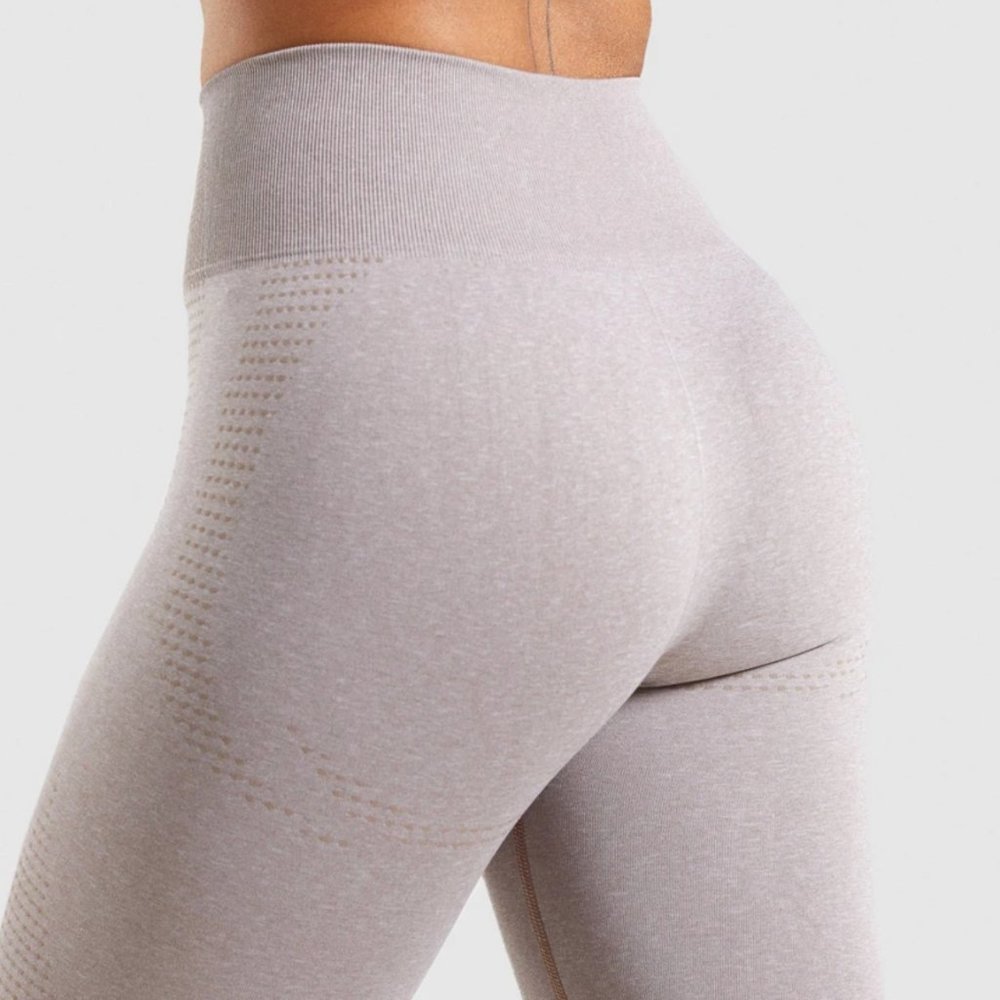 Gymshark Vital Seamless 2.0 Leggings - Taupe Marl
